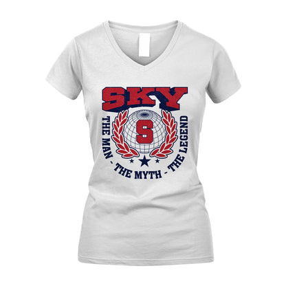 The Man The Myth The Legend Logo Shirt SKY M1-30
