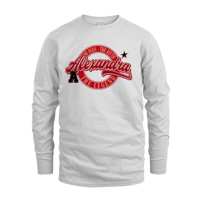 The Man The Myth The Legend Sporty Shirt ALEXANDRA M1-14