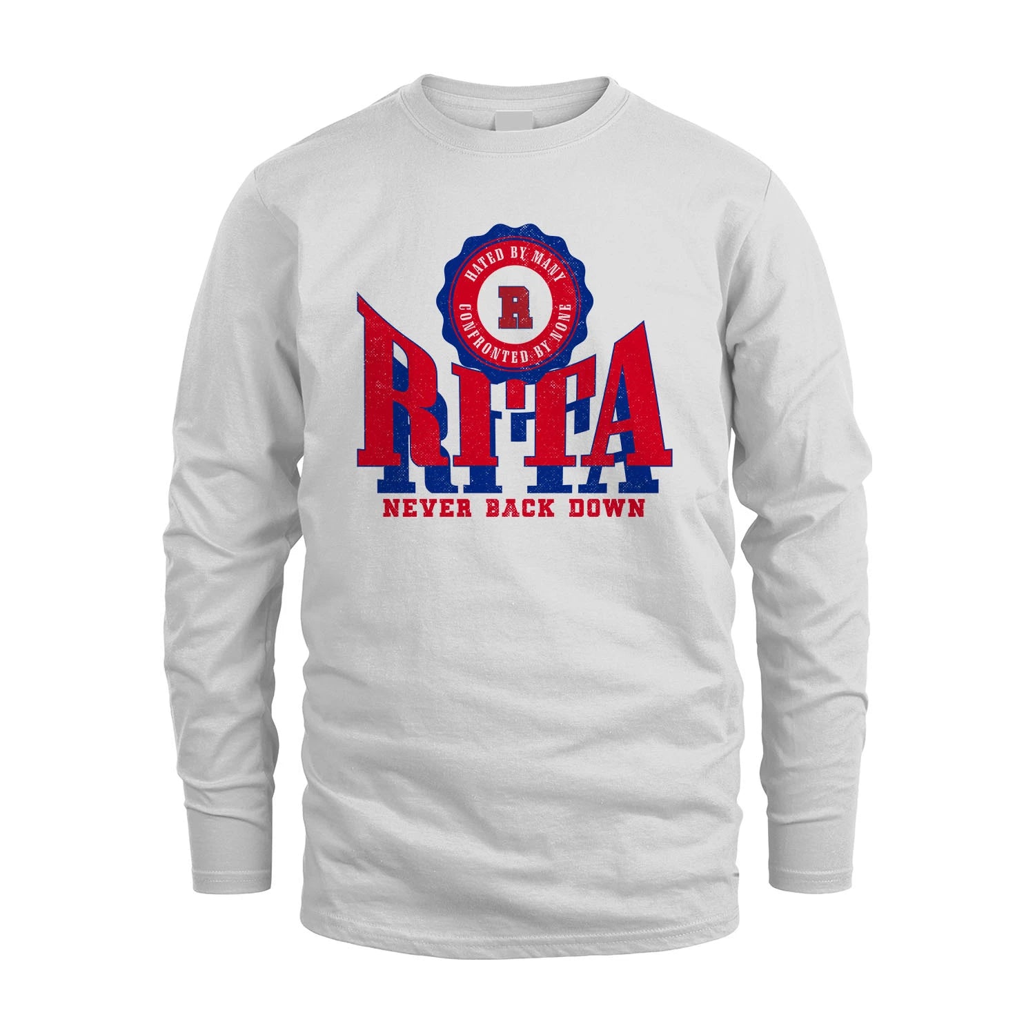 Your Name Never Back Down Shirt RITA M1-33