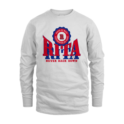 Your Name Never Back Down Shirt RITA M1-33