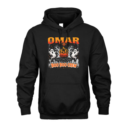 Boo Boo Crew Halloween Custom Name Shirt OMAR M1-28