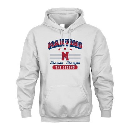 The Man The Myth The Legend With Your Name Shirt MARTINS M1-35