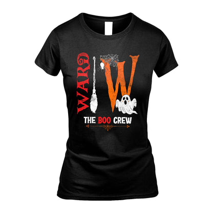 The Boo Crew Halloween With Your Name Shirt WARD M1-23
