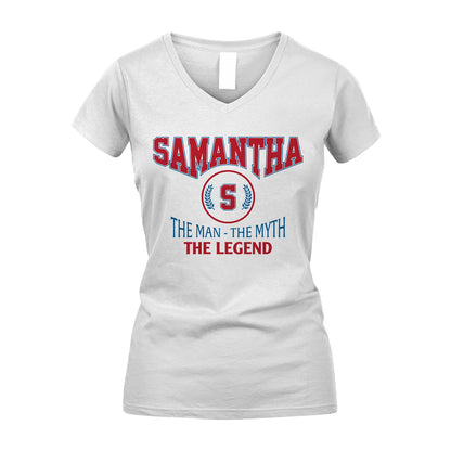 The Man The Myth The Legend Jet Style Shirt SAMANTHA M1-9