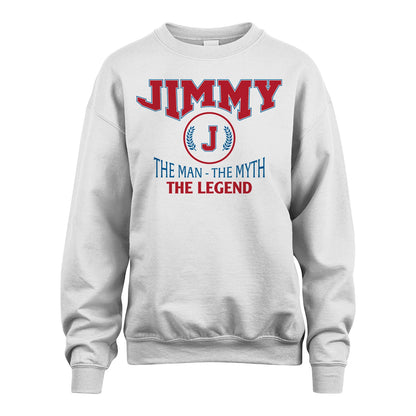 The Man The Myth The Legend Jet Style Shirt JIMMY M1-9