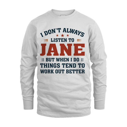 I Don't Always Listen To... JANE M1-2