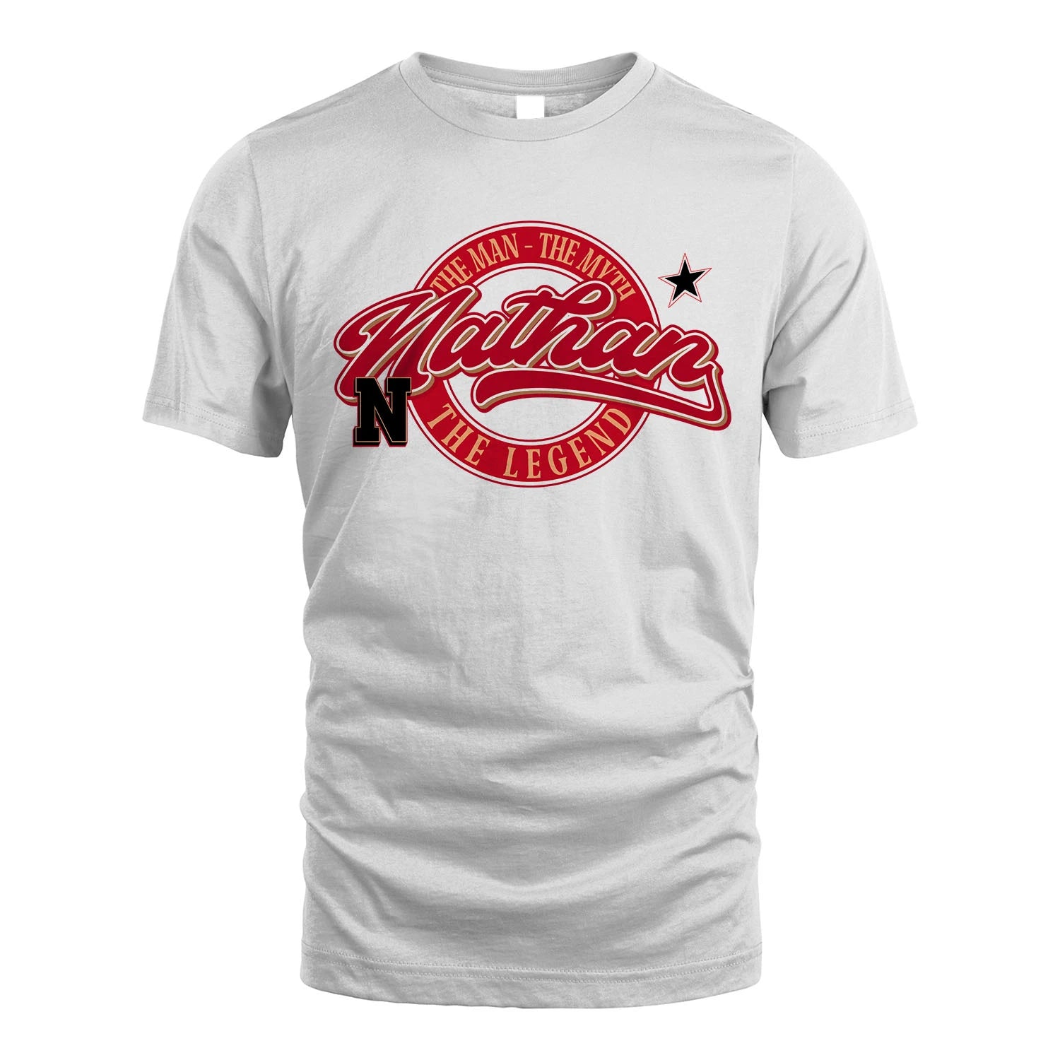 The Man The Myth The Legend Sporty Shirt NATHAN M1-14