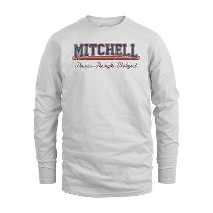 The Man The Myth The Legend Vintage Shirt MITCHELL M1-6