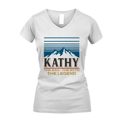 The Man The Myth The Legend Vintage Mountain Shirt KATHY M1-19