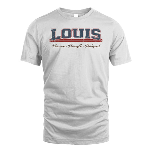 The Man The Myth The Legend Vintage Shirt LOUIS M1-6