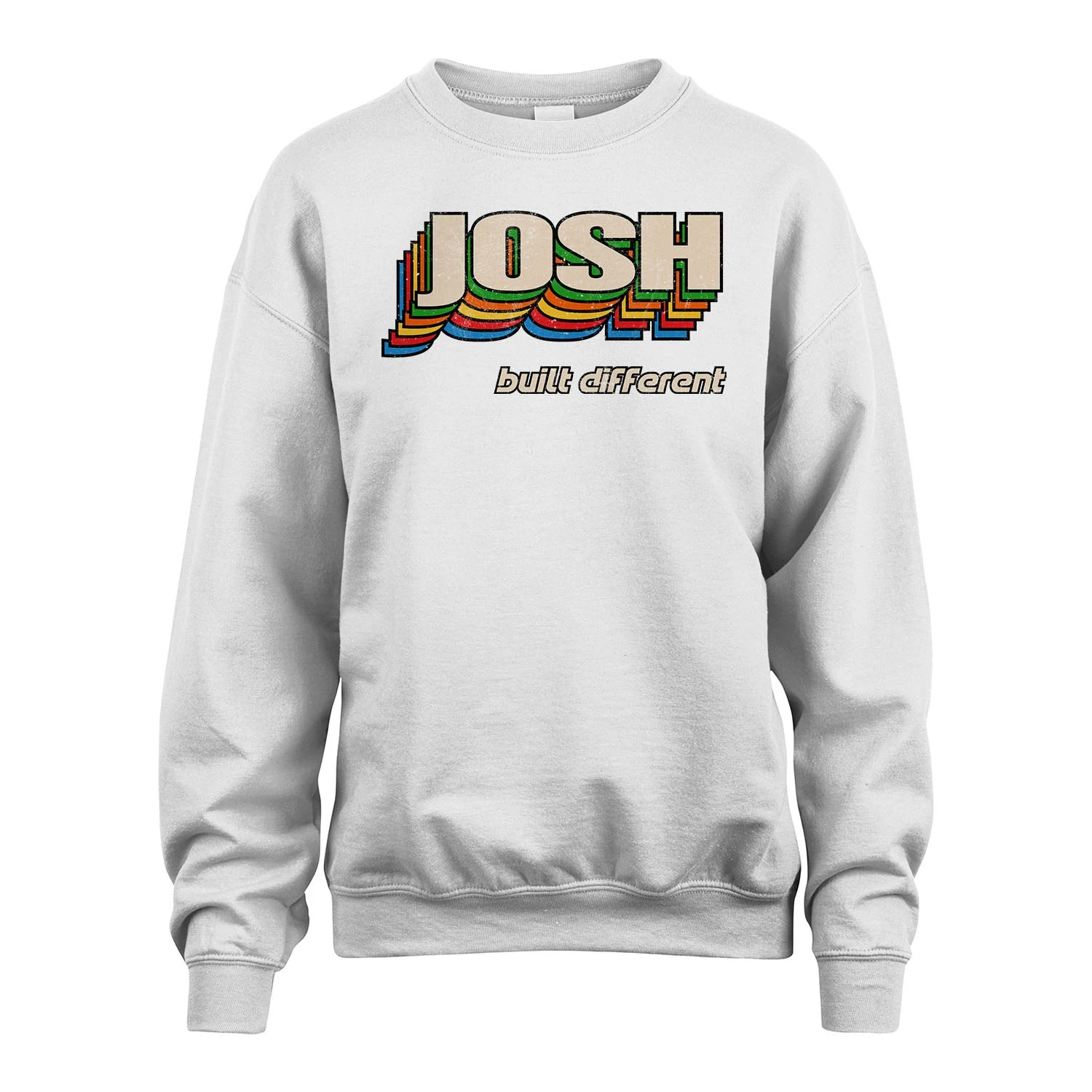 Your Name Built Different Retro Shirt JOSH M1-26