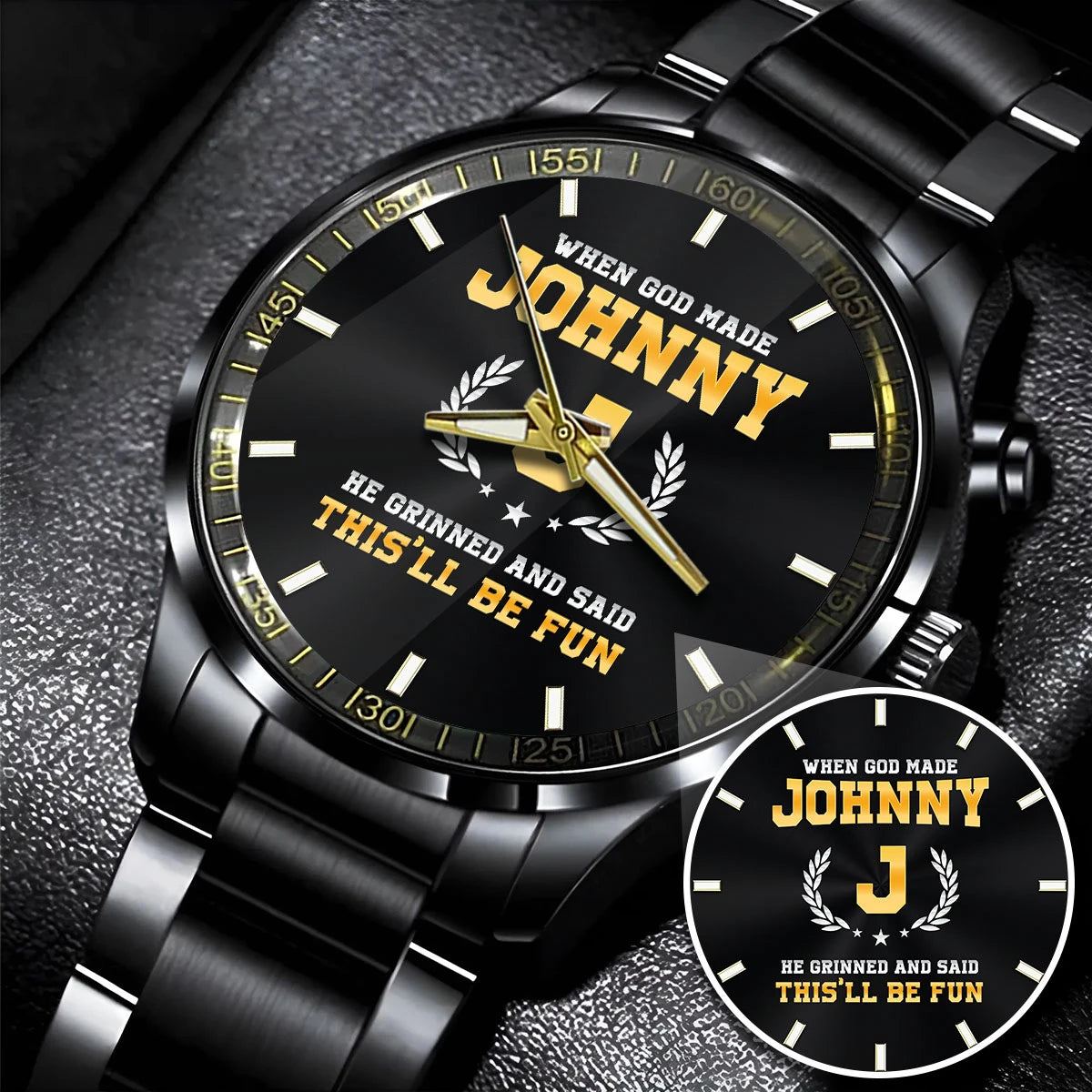 When God Made He Grinned And Said This'll Be Fun Watch JOHNNY M1-W7