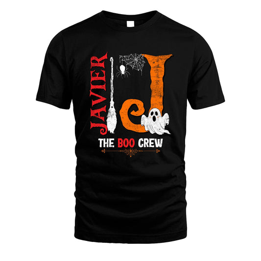 The Boo Crew Halloween With Your Name Shirt JAVIER M1-23