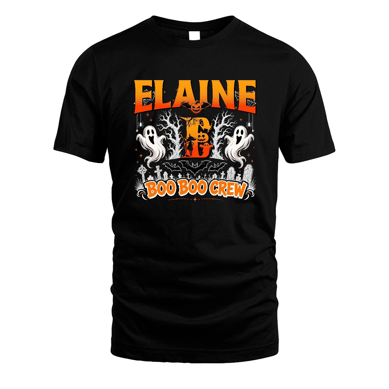 Boo Boo Crew Halloween Custom Name Shirt ELAINE M1-28