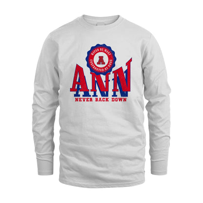 Your Name Never Back Down Shirt ANN M1-33