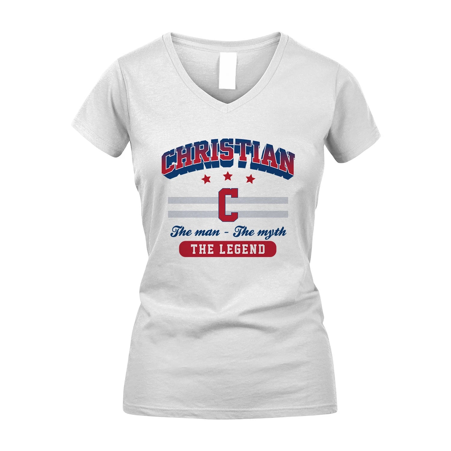 The Man The Myth The Legend With Your Name Shirt CHRISTIAN M1-35