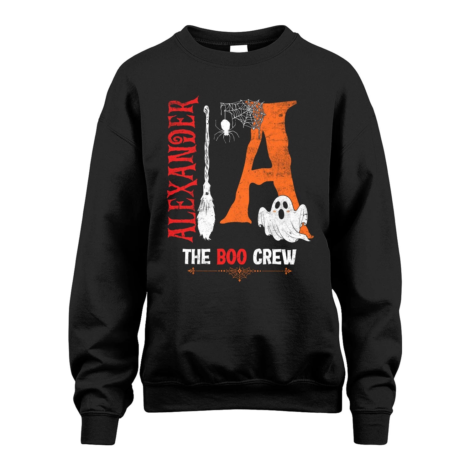 The Boo Crew Halloween With Your Name Shirt ALEXANDER M1-23