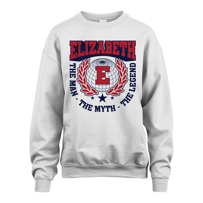The Man The Myth The Legend Logo Shirt ELIZABETH M1-30