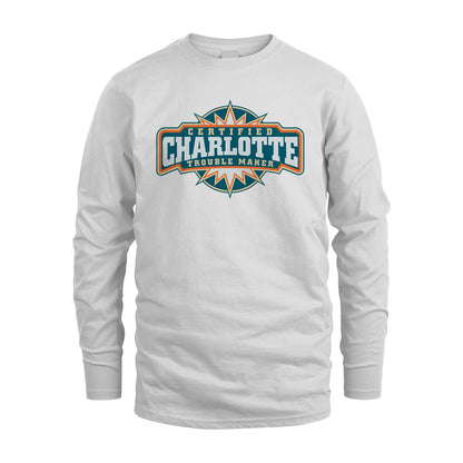Certified Your Name Trouble Maker Shirt CHARLOTTE M1-36