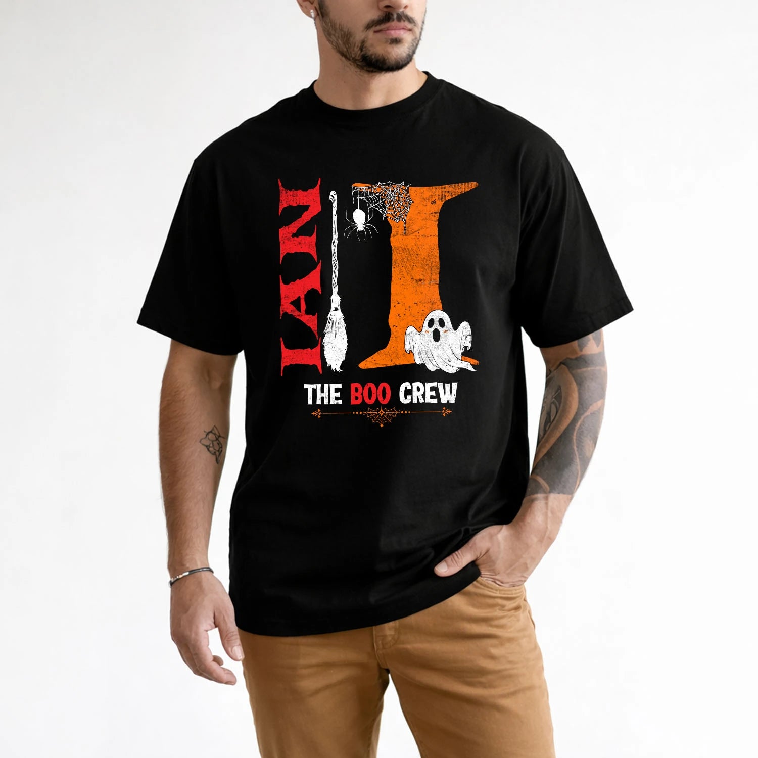The Boo Crew Halloween With Your Name Shirt IAN M1-23