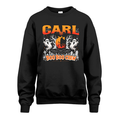 Boo Boo Crew Halloween Custom Name Shirt CARL M1-28