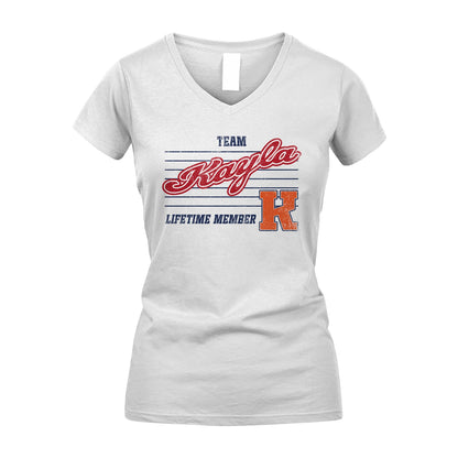 Team Your Name Lifetime Member Vintage Shirt KAYLA M1-24