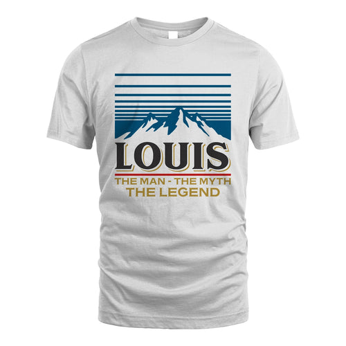 The Man The Myth The Legend Vintage Mountain Shirt LOUIS M1-19