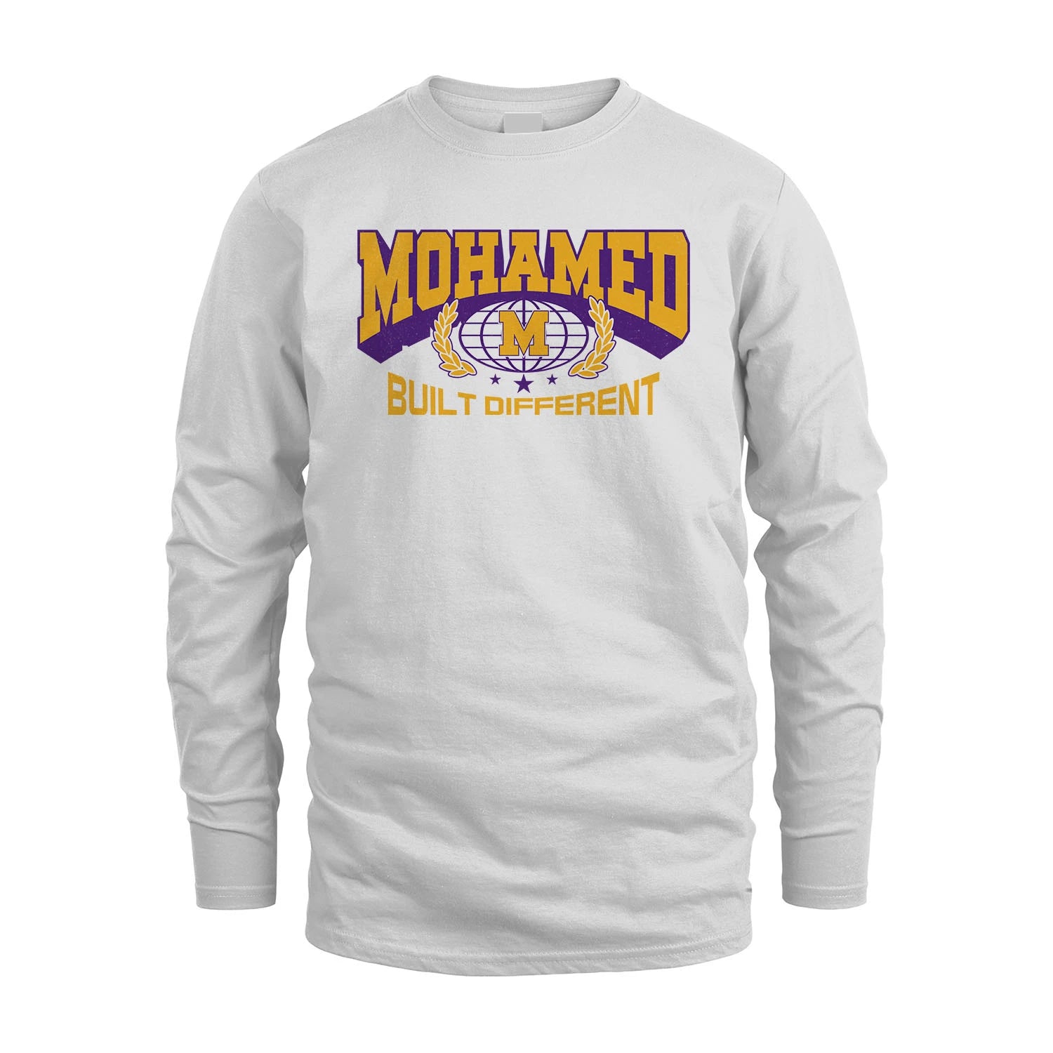 Your Name Built Different Sporty Shirt MOHAMED M1-32