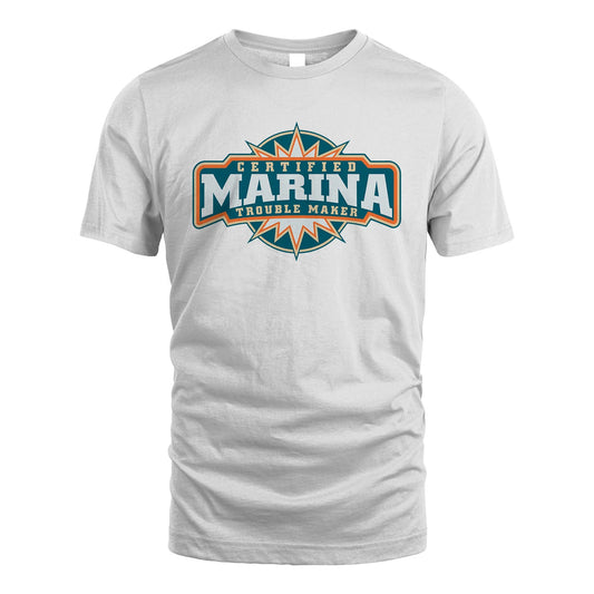 Certified Your Name Trouble Maker Shirt MARINA M1-36