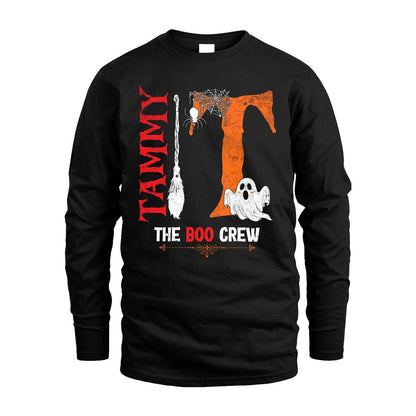 The Boo Crew Halloween With Your Name Shirt TAMMY M1-23