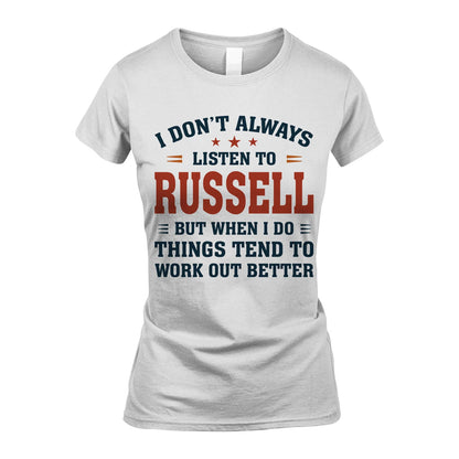 I Don't Always Listen To... RUSSELL M1-2