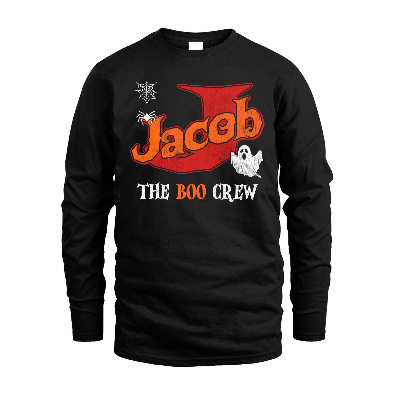 The Boo Crew Halloween Custom Name Shirt JACOB M1-22