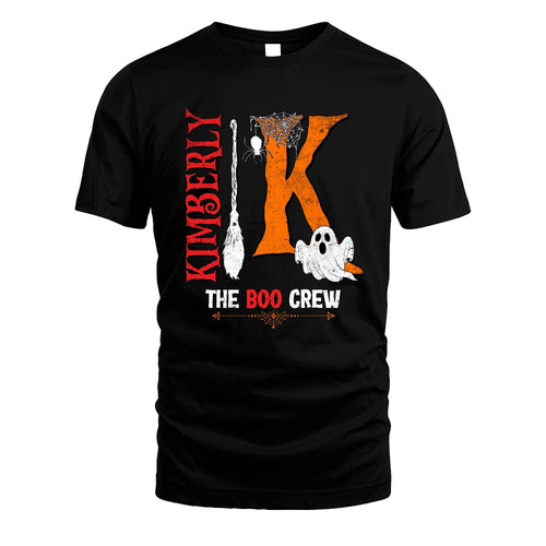 The Boo Crew Halloween With Your Name Shirt KIMBERLY M1-23