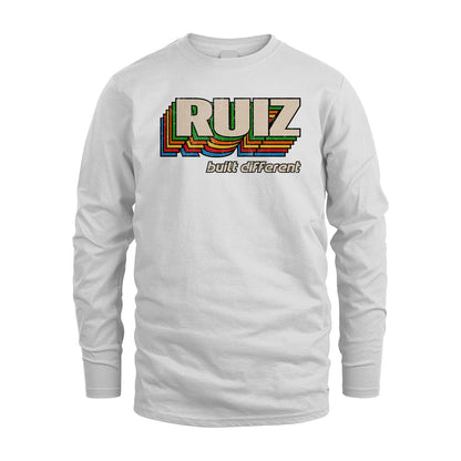 Your Name Built Different Retro Shirt RUIZ M1-26