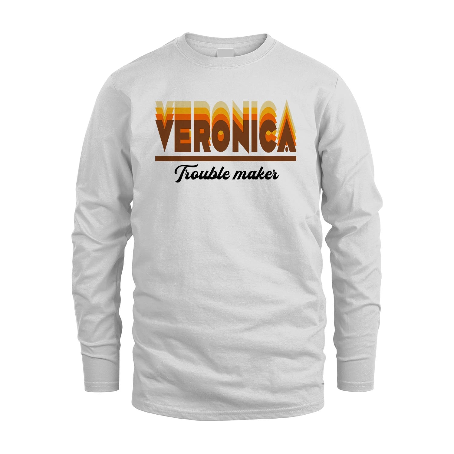 Your Name Trouble Maker Funny Shirt VERONICA M1-34