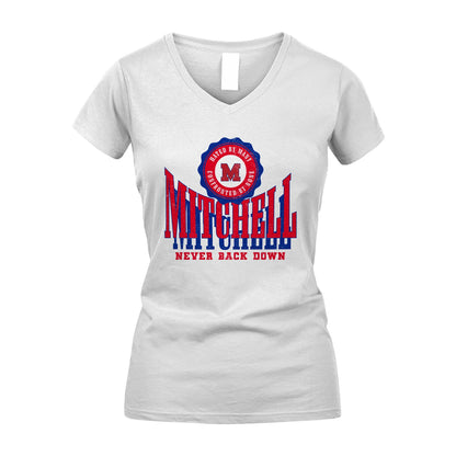 Your Name Never Back Down Shirt MITCHELL M1-33