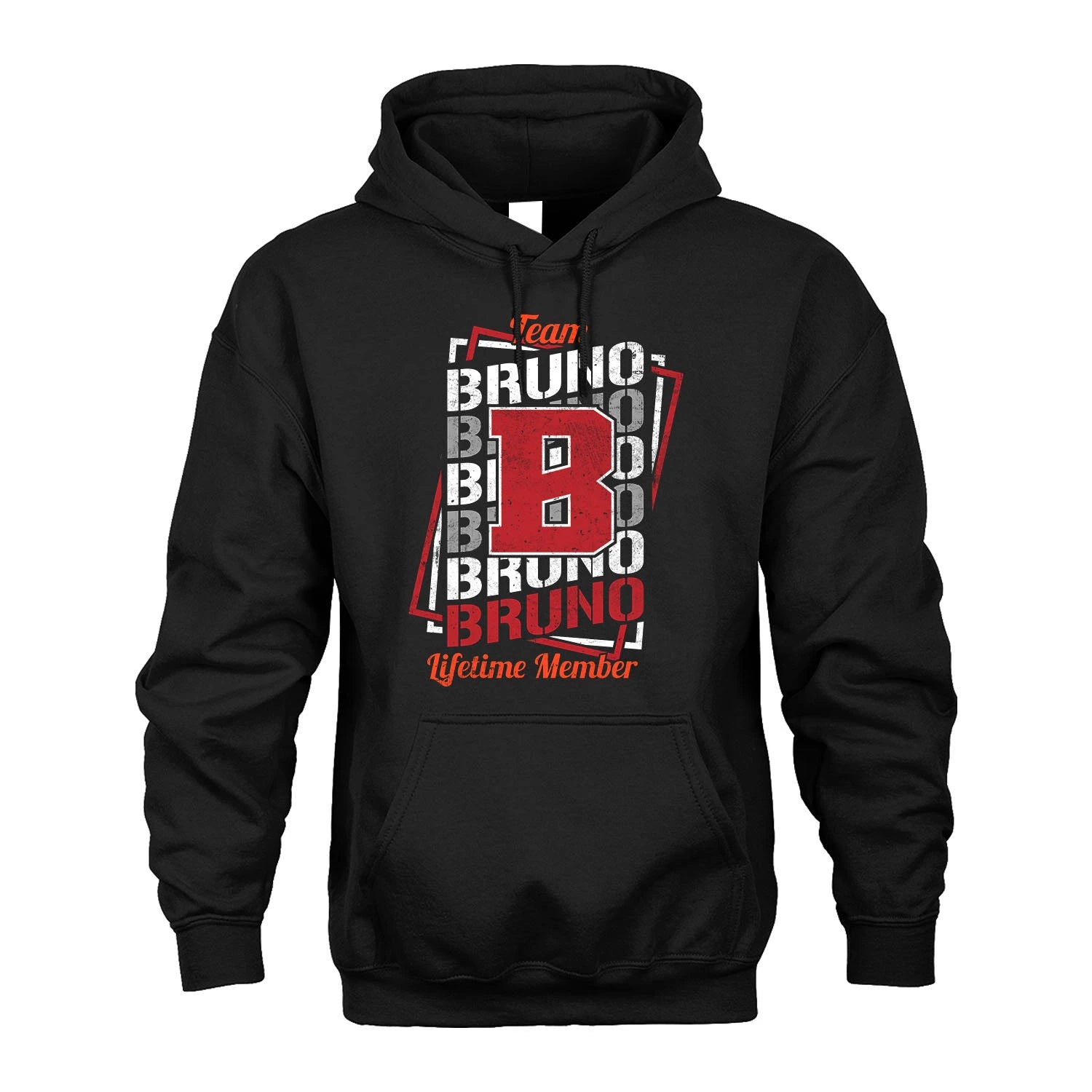 Team Your Name Lifetime Member Sporty Shirt BRUNO M1-25