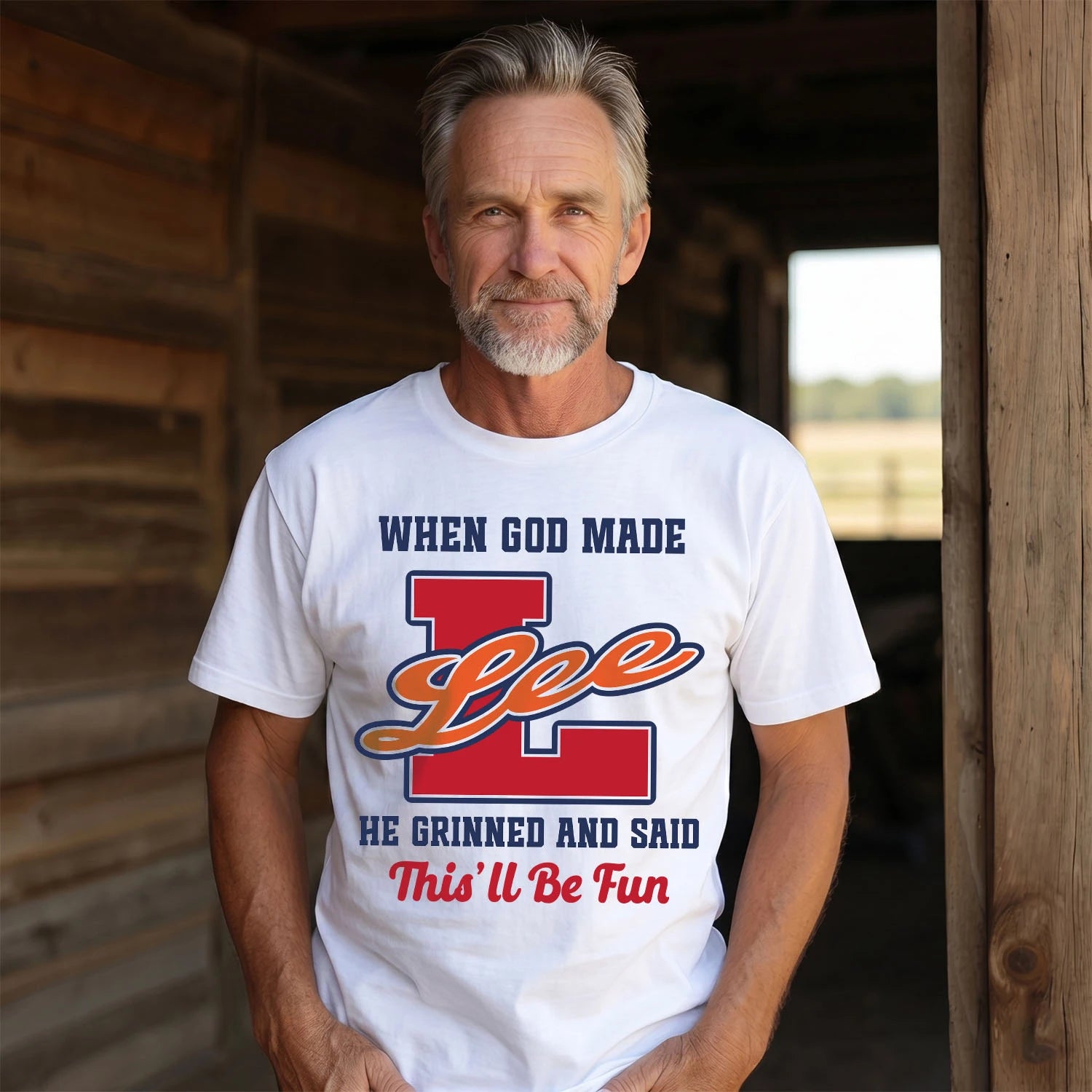 God Made Your Name Custom Shirt LEE M1-16