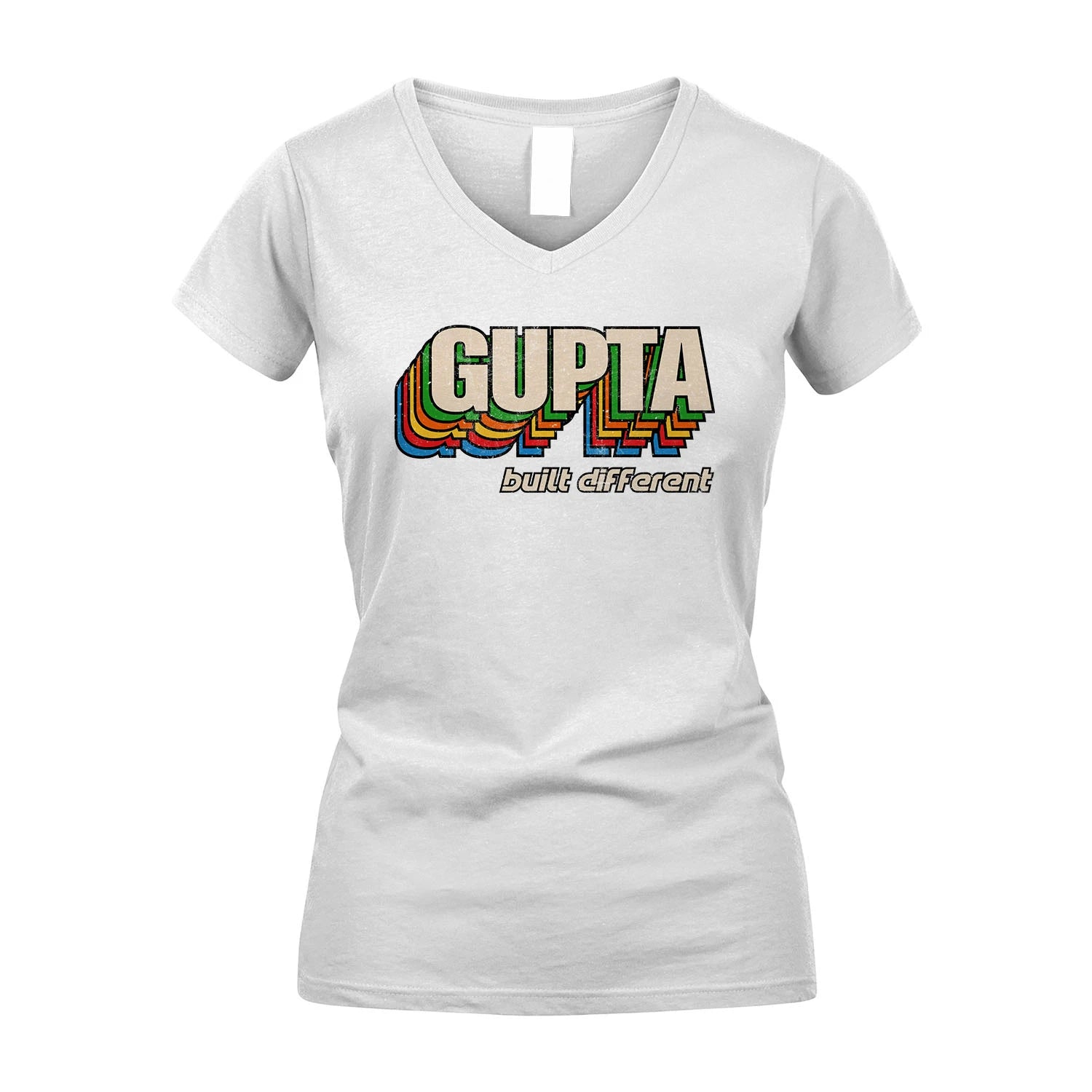 Your Name Built Different Retro Shirt GUPTA M1-26