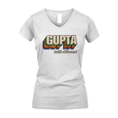 Your Name Built Different Retro Shirt GUPTA M1-26