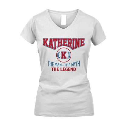 The Man The Myth The Legend Jet Style Shirt KATHERINE M1-9
