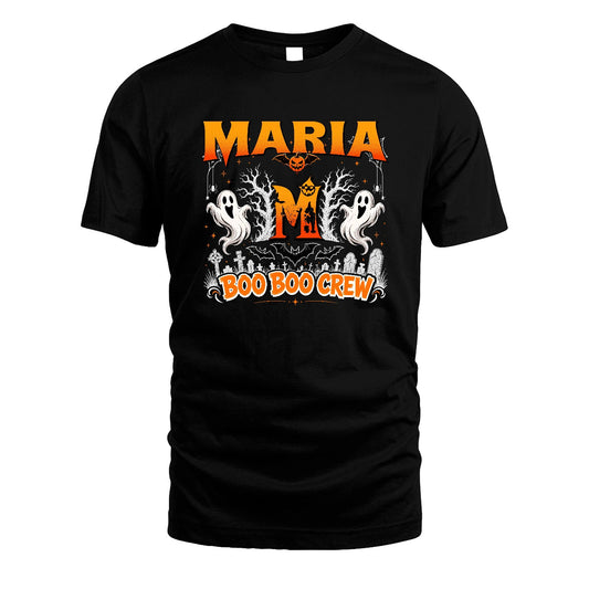 Boo Boo Crew Halloween Custom Name Shirt MARIA M1-28