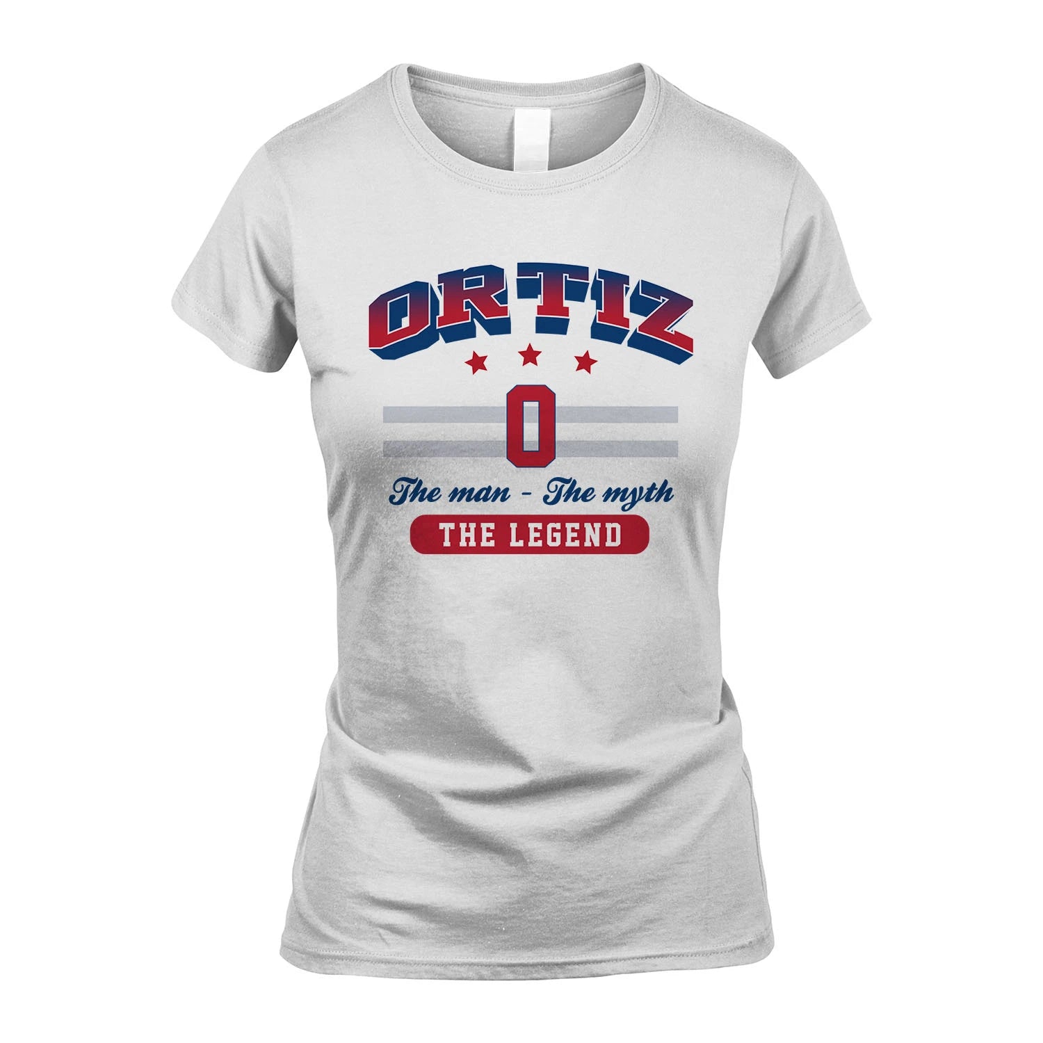 The Man The Myth The Legend With Your Name Shirt ORTIZ M1-35