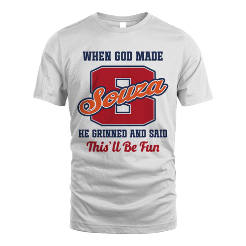 God Made Your Name Custom Shirt SOUZA M1-16