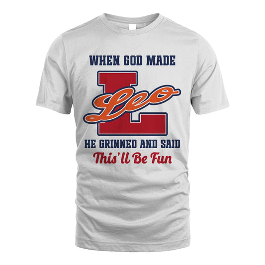 God Made Your Name Custom Shirt LEO M1-16