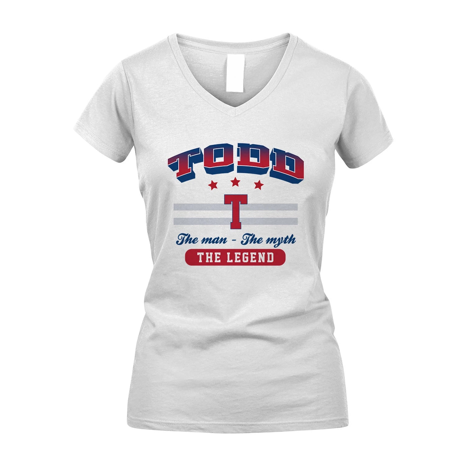 The Man The Myth The Legend With Your Name Shirt TODD M1-35