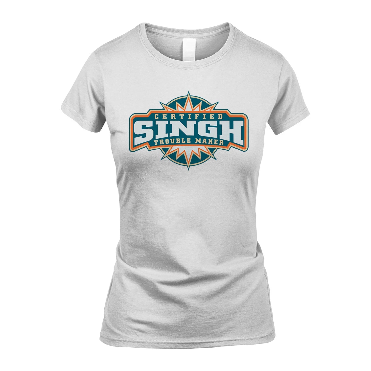 Certified Your Name Trouble Maker Shirt SINGH M1-36