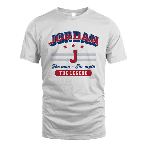 The Man The Myth The Legend With Your Name Shirt JORDAN M1-35