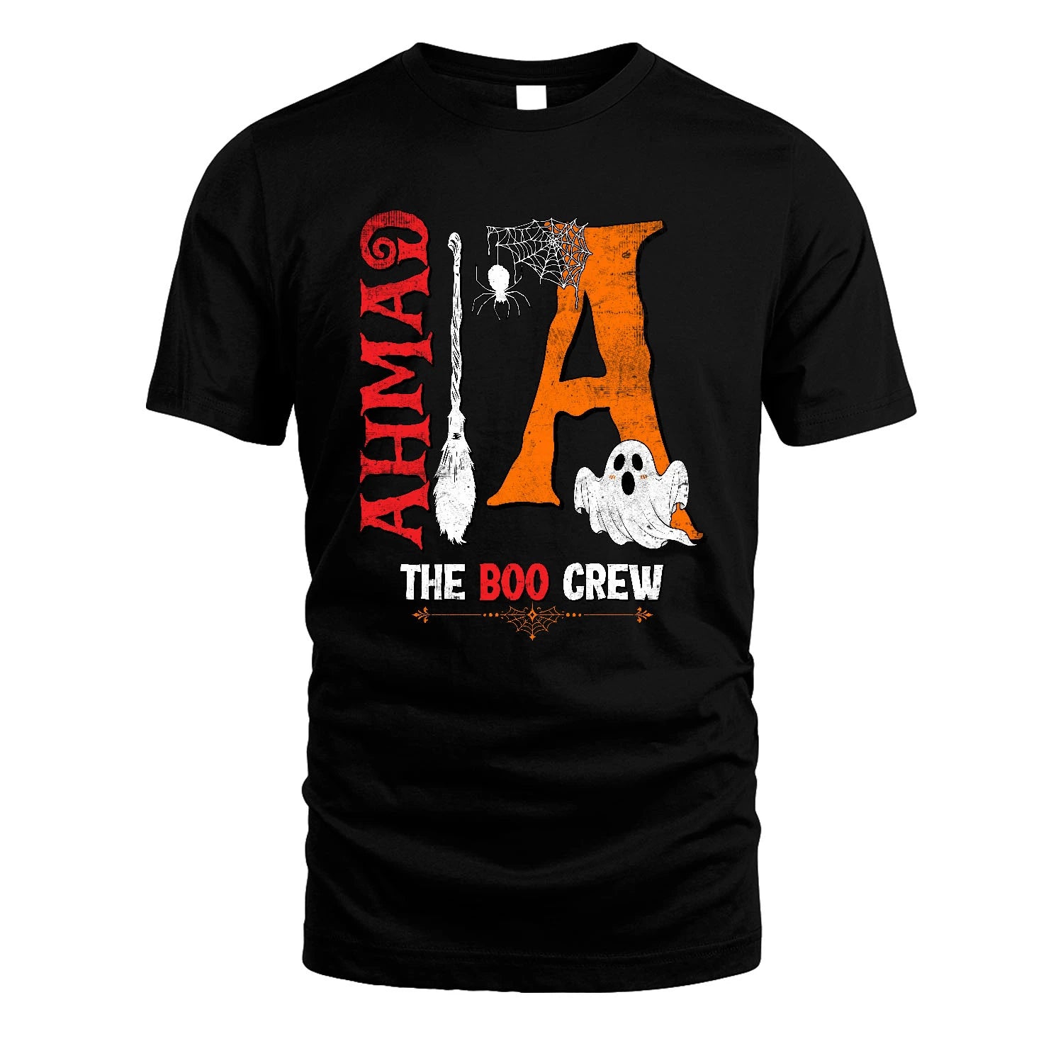 The Boo Crew Halloween With Your Name Shirt AHMAD M1-23