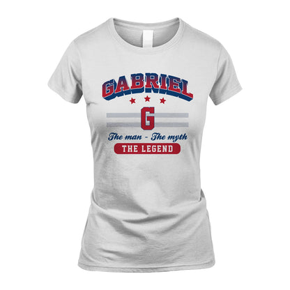 The Man The Myth The Legend With Your Name Shirt GABRIEL M1-35